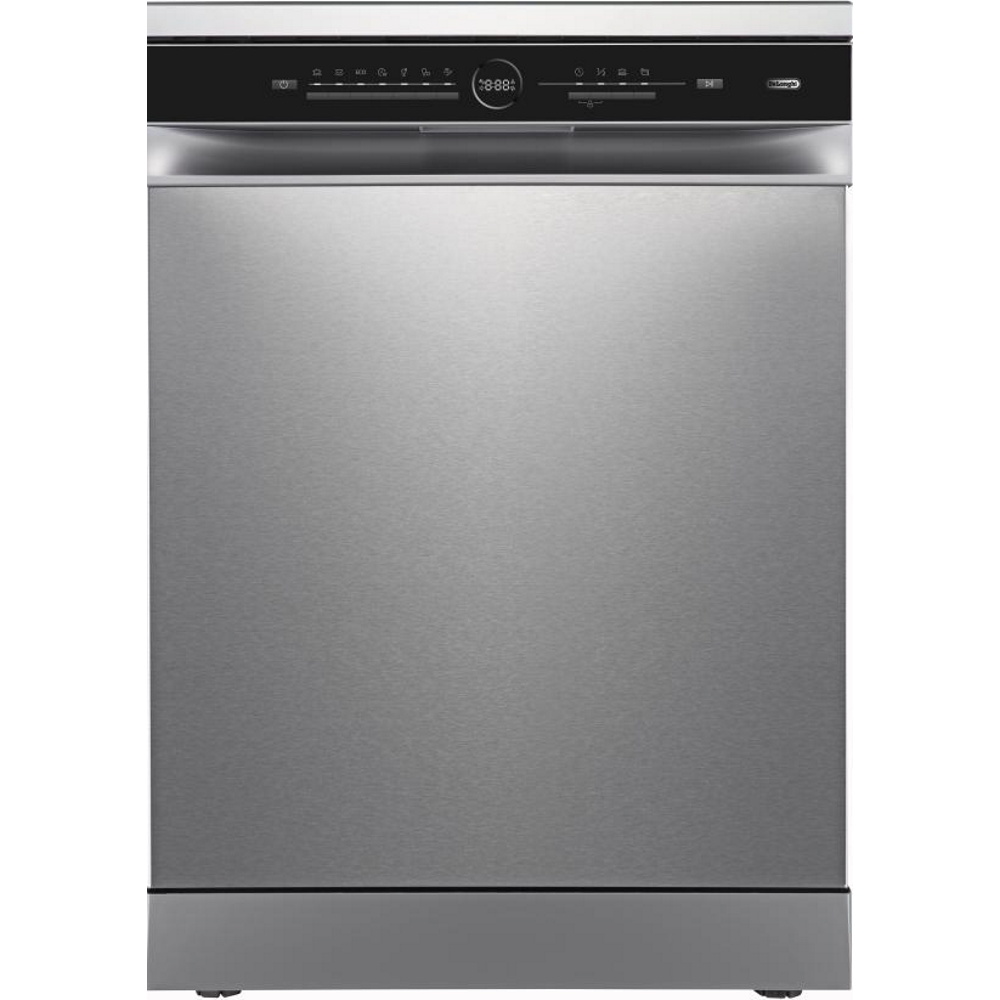 מדיח כלים רחב DeLonghi דלונגי דגם DWDL6135S דמוי נירוסטה | יבואן רשמי
