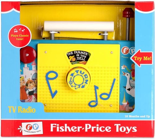 פישר פרייס רטרו רדיו טלויזיה FISHER PRICE