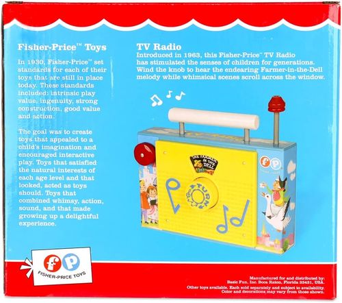 פישר פרייס רטרו רדיו טלויזיה FISHER PRICE