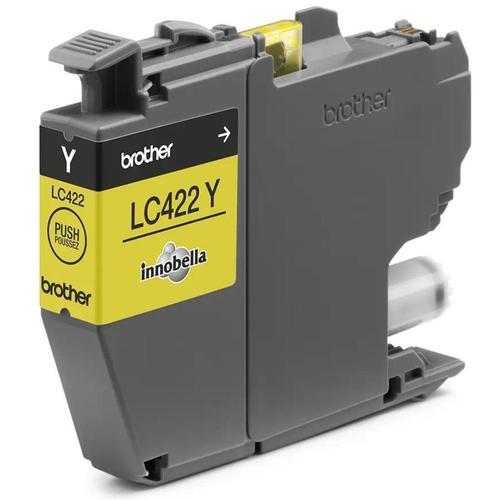 מחסנית דיו מקורית Brother LC422Y צהוב – המחסנית