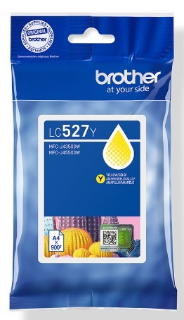 LC527Y מחסנית דיו צהוב מקורי של brother