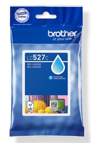 LC527C מחסנית דיו מקורית של brother - כחול (ציאן)