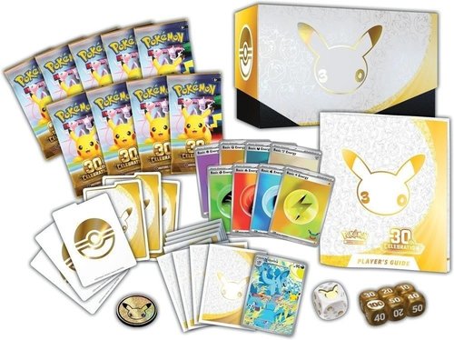 מארז אספנות Elite Trainer Box פוקימון 30 שנים - Pokémon TCG 30th Celebration Collection