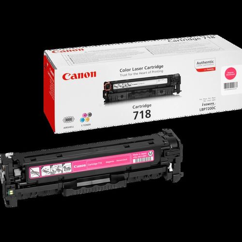 טונר מקורי Canon 718M מגנטה – אריזה אירופית וקרטריג׳