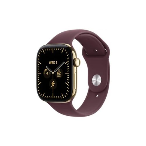 שעון Apple Watch Series 12 GPS + Cellular 46mm Radiant Gold Titanium Case with Radiant Gold Milanese Loop - S/M