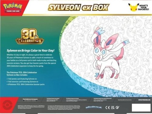 מארז אספנות סילביאון פוקימון 30 שנים - Pokémon TCG 30th Celebration ex Box: Sylveon