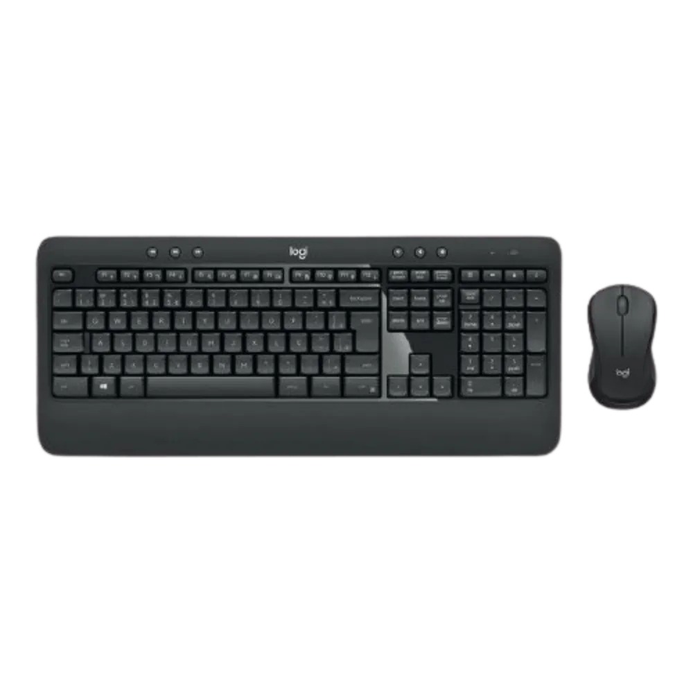סט מקלדת ועכבר אלחוטיים צבע שחור Logitech MK540