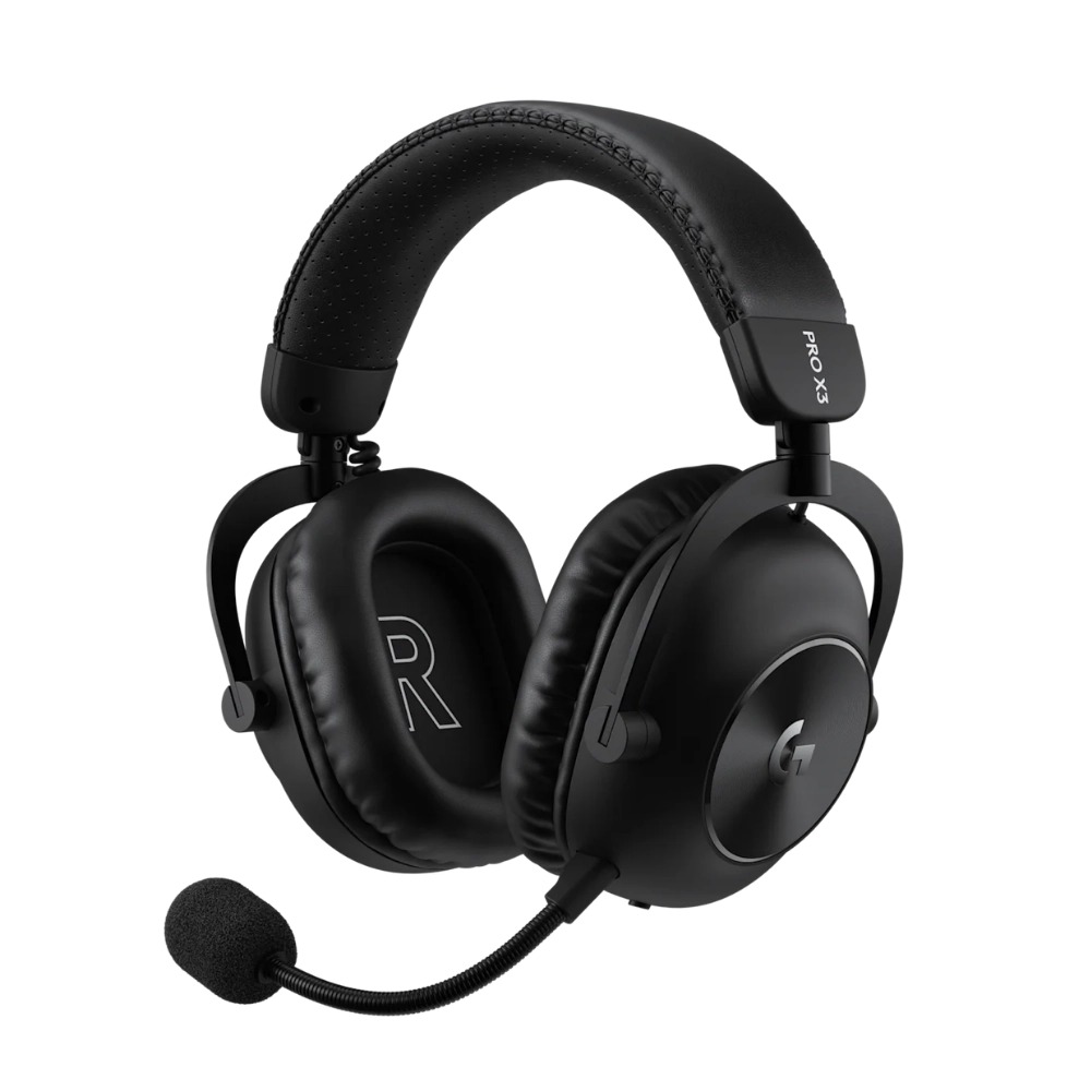 אוזניות גיימינג אלחוטיות צבע שחור Logitech Pro X3 Lightspeed