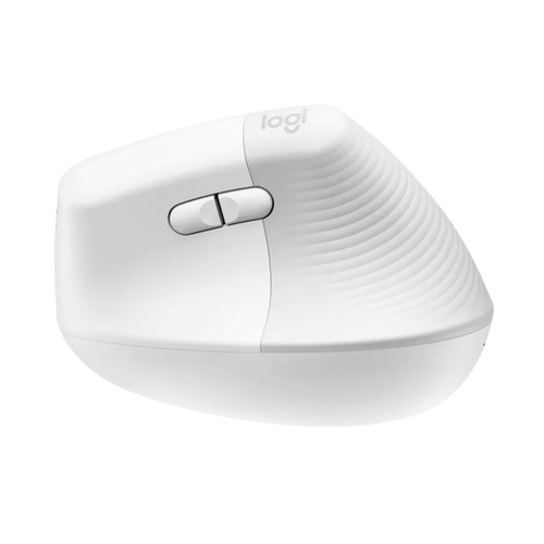 עכבר צבע לבן אפור Logitech Lift Vertical Ergonomic Mouse