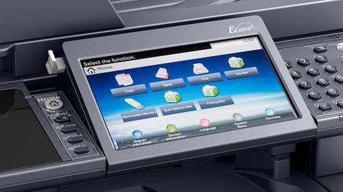 מדפסת משולבת לייזר צבעונית KYOCERA ECOSYS M6630cidn – לוח הבקרה ומסך המגע