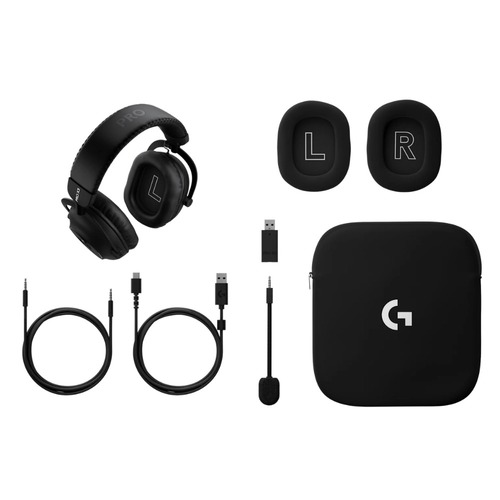 אוזניות גיימינג אלחוטיות צבע שחור Logitech Pro X3 Lightspeed