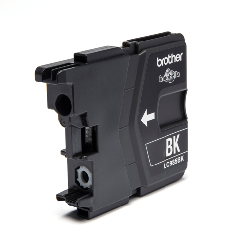 מחסנית דיו מקורית Brother LC985BK שחור – המחסנית בזווית