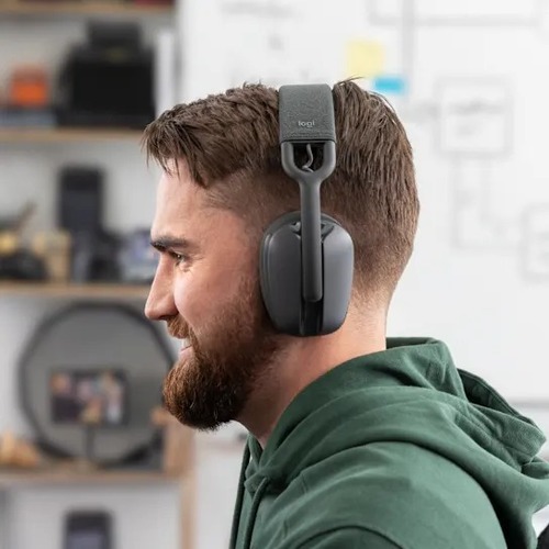 אוזניות צבע גרפיט Logitech Zone Vibe 100