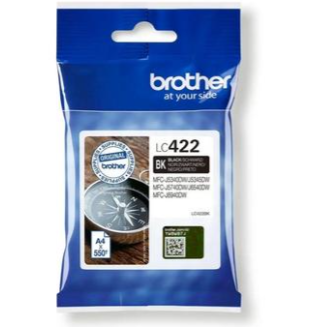 LC422BK מיכל דיו של brother - שחור מקורי
