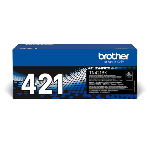 טונר מקורי Brother TN-421BK שחור – אריזה