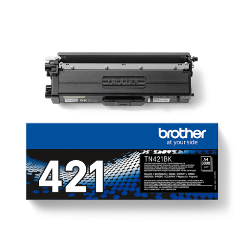 טונר מקורי Brother TN-421BK שחור – מחסנית ואריזה