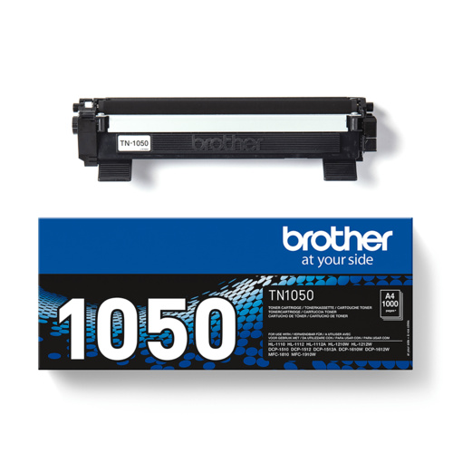 טונר מקורי Brother TN-1050 שחור – אריזה ומחסנית