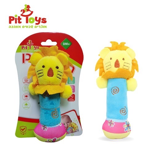 רעשן נשכן אריה piy toys