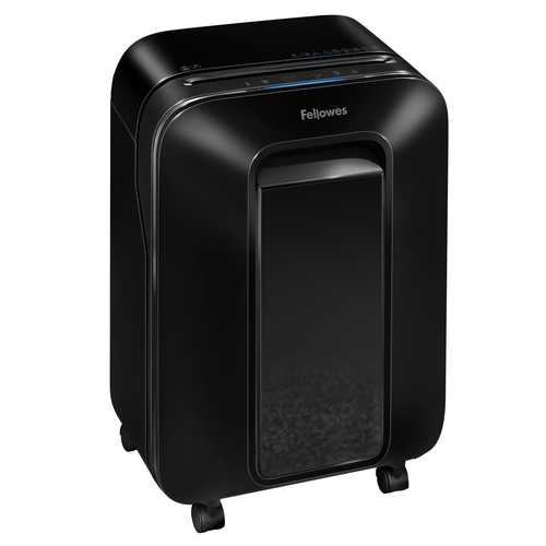 מגרסת נייר Fellowes Powershred LX200 שחורה - מבט זוויתי מימין