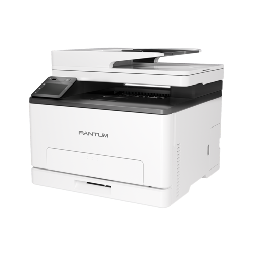 מדפסת לייזר צבעונית משולבת Pantum CM1100ADW - מבט מלפנים ומצד שמאל