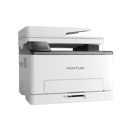 מדפסת לייזר צבעונית משולבת Pantum CM1100ADW - מבט מלפנים ומצד ימין