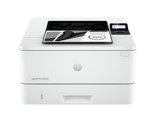 מדפסת לייזר שחור-לבן HP LaserJet Pro 4002dw - מבט חזית