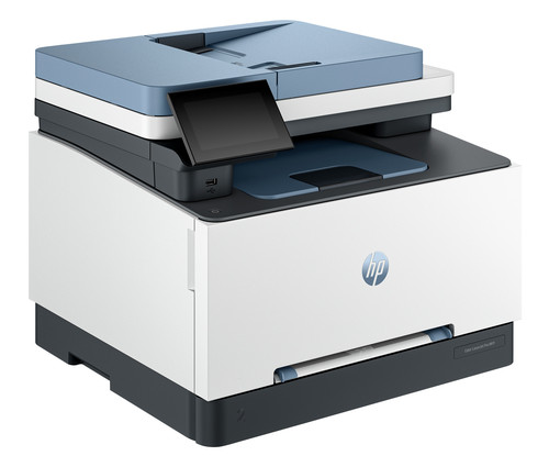 מדפסת לייזר צבעונית משולבת HP Color LaserJet Pro MFP 3302fdw - מבט מלפנים ומצד ימין