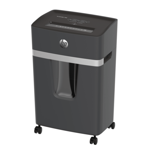 מגרסת פתיתים משרדית HP Pro Shredder 10MC - מבט אלכסוני משמאל