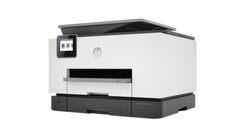 מדפסת הזרקת דיו משולבת HP OfficeJet Pro 9023 – מבט אלכסוני משמאל