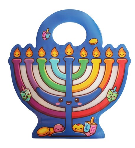 שקית לממתקים חנוכיה