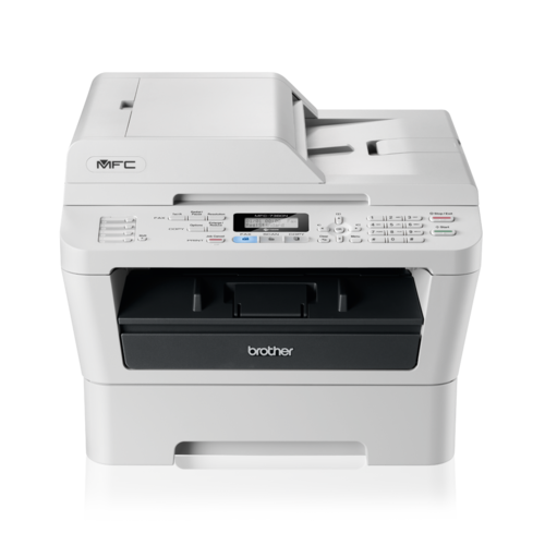 מדפסת משולבת לייזר שחור-לבן Brother MFC-7360N – מבט קדמי