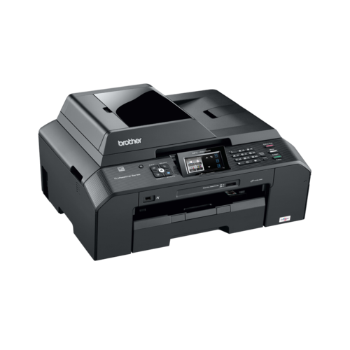 מדפסת הזרקת דיו משולבת A3 Brother MFC-J5910DW – מבט אלכסוני משמאל