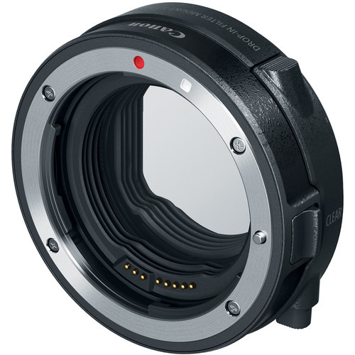 Canon Drop-in Filter Mount Adapter EF-EOS R with Drop-in Circular Polarizing Filter