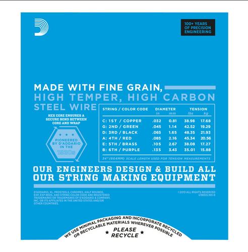 זוית נוספת D'Addario bass strings