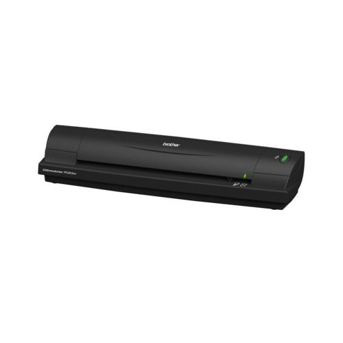 סורק מסמכים נייד דו-צדדי Brother DSmobile 700D, מבט בזווית משמאל