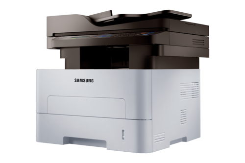 מדפסת לייזר משולבת Samsung Xpress SL-M2870FD שחור-לבן A4, מבט בזווית
