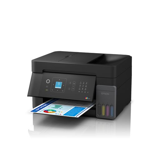 מדפסת הזרקת דיו משולבת Epson EcoTank L5390 – מבט בזווית משמאל