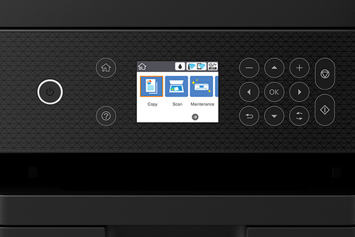 מדפסת הזרקת דיו משולבת Epson EcoTank L6270 – לוח הבקרה והמסך