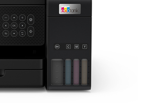 מדפסת הזרקת דיו משולבת Epson EcoTank L6270 – מיכלי הדיו הקדמיים