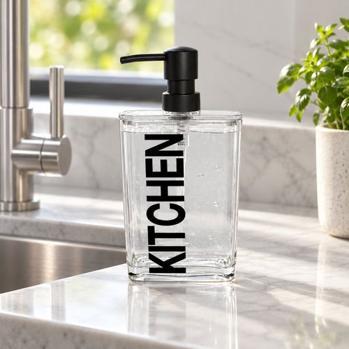דיספנסר אקרילי מלבני KITCHEN – שחור