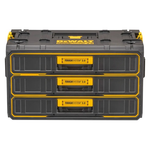 ארגז אחסון TOUGHSYSTEM 2.0 עם שלוש מגירות DEWALT