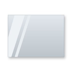 מראה מרחפת מלבנית – 80/60 ס"מ