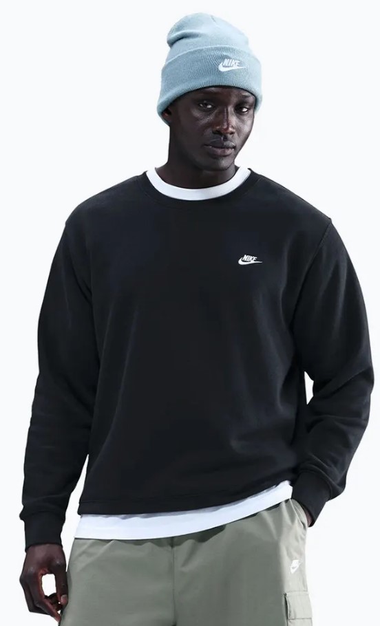 פוטר נייק Nike Club Fleece Crew Sweatshirt | גברים