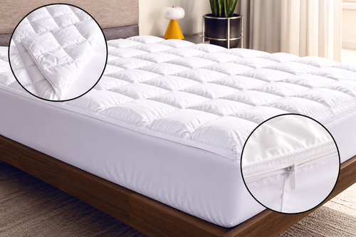 טופר פרימיום למזרן – שכבת נוחות מפנקת ודוחה נוזלים