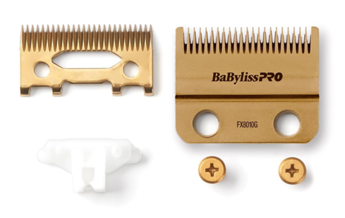 סכין פייד מקורית מטיטניום מוזהב BaBylissPRO FX8010G למכונות תספורת