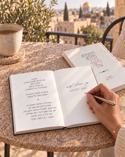 מחברת “להתחיל מחדש בדרך לייעוד שלך” - שנת תשפ״ז - רות דנה