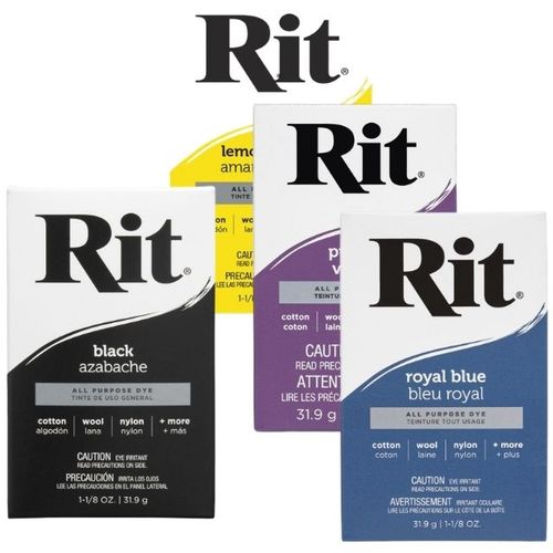 אבקת צבע לבדים Rit All Purpose Dye, מגוון צבעים
