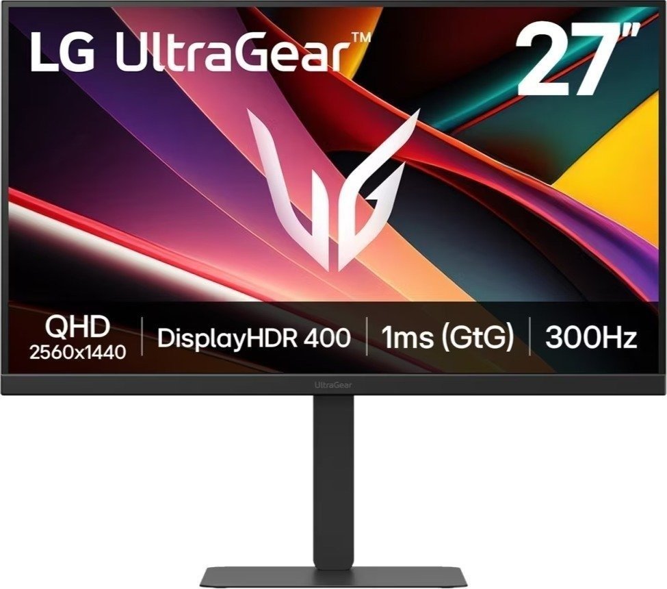 מסך גיימינג LG UltraGear 27G640A-B – 27" / 2560x1440 / 300Hz / IPS