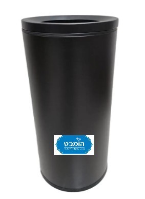 פה אשפה מוסדי פתוח 30 ליטר שחור