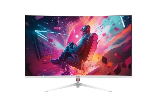 מסך מחשב 27 Curved led Monitor, 300HZ C27F300YW לבן מאג MAG
